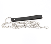 Berlin Baby Faux Leather Handle Chain Lead Collars and Leads